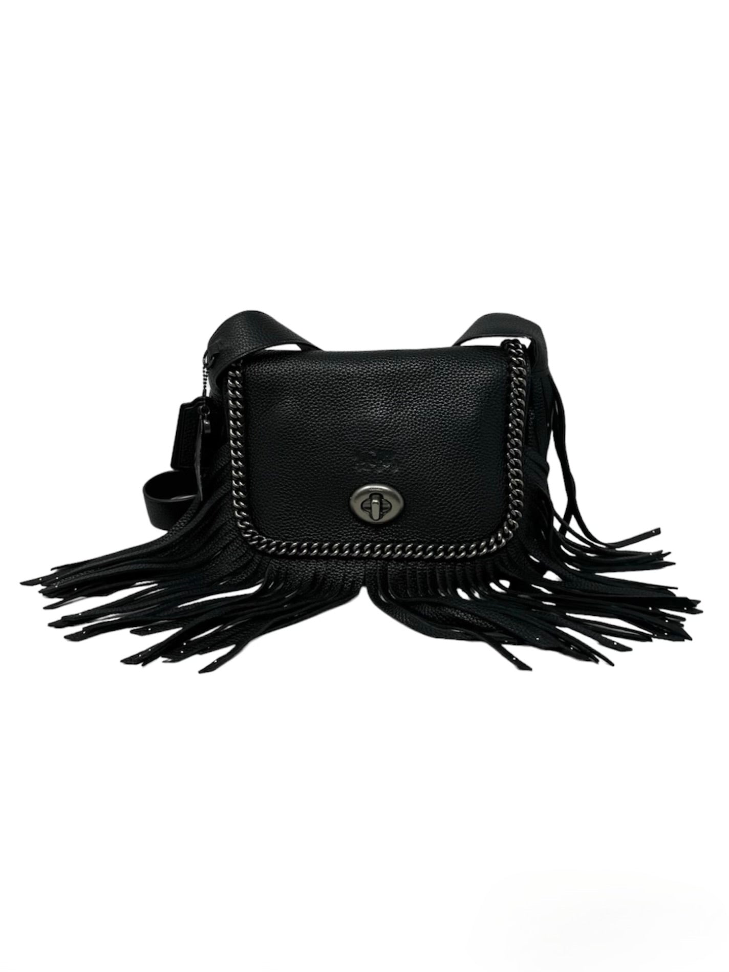 Coach dakotah fringe crossbody sale