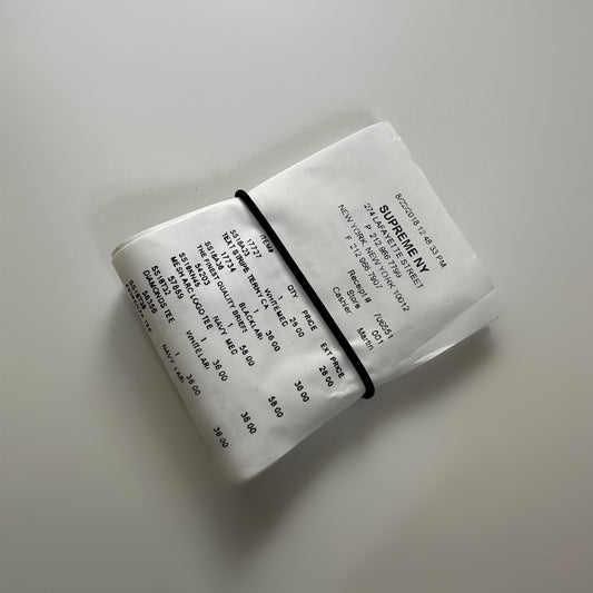 Supreme x MM6 Maison Margiela Receipt Wallet