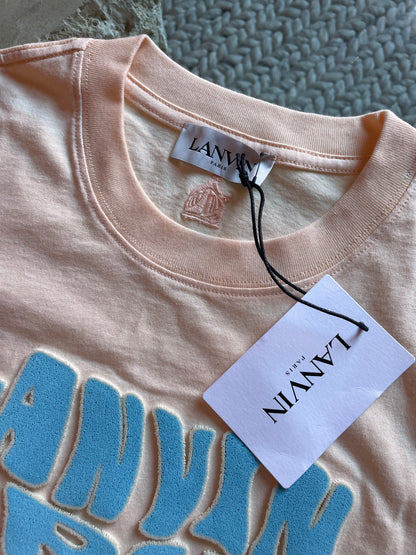 Lanvin Maglietta Rise Pale Tee Shirt