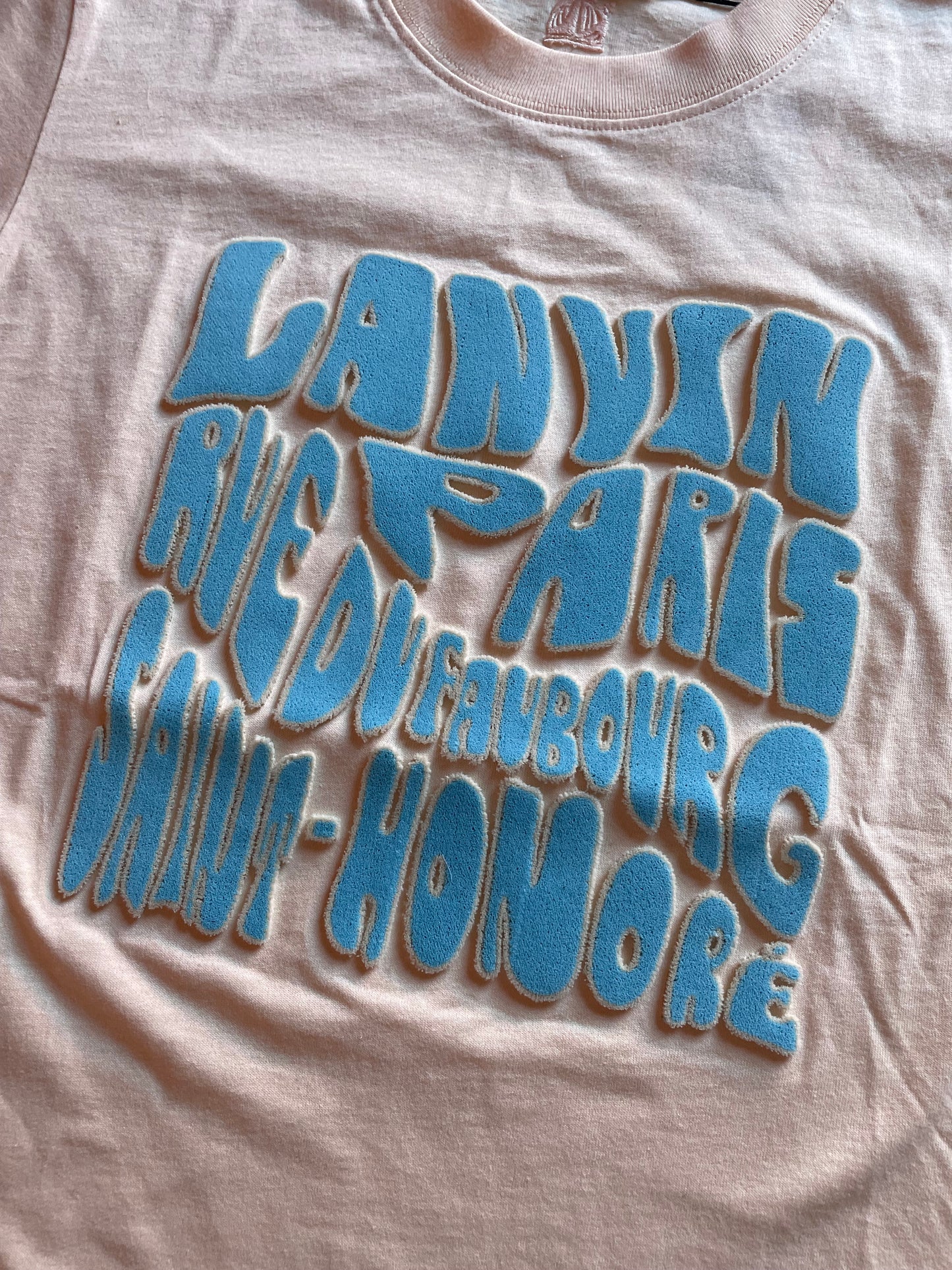 Lanvin Maglietta Rise Pale Tee Shirt