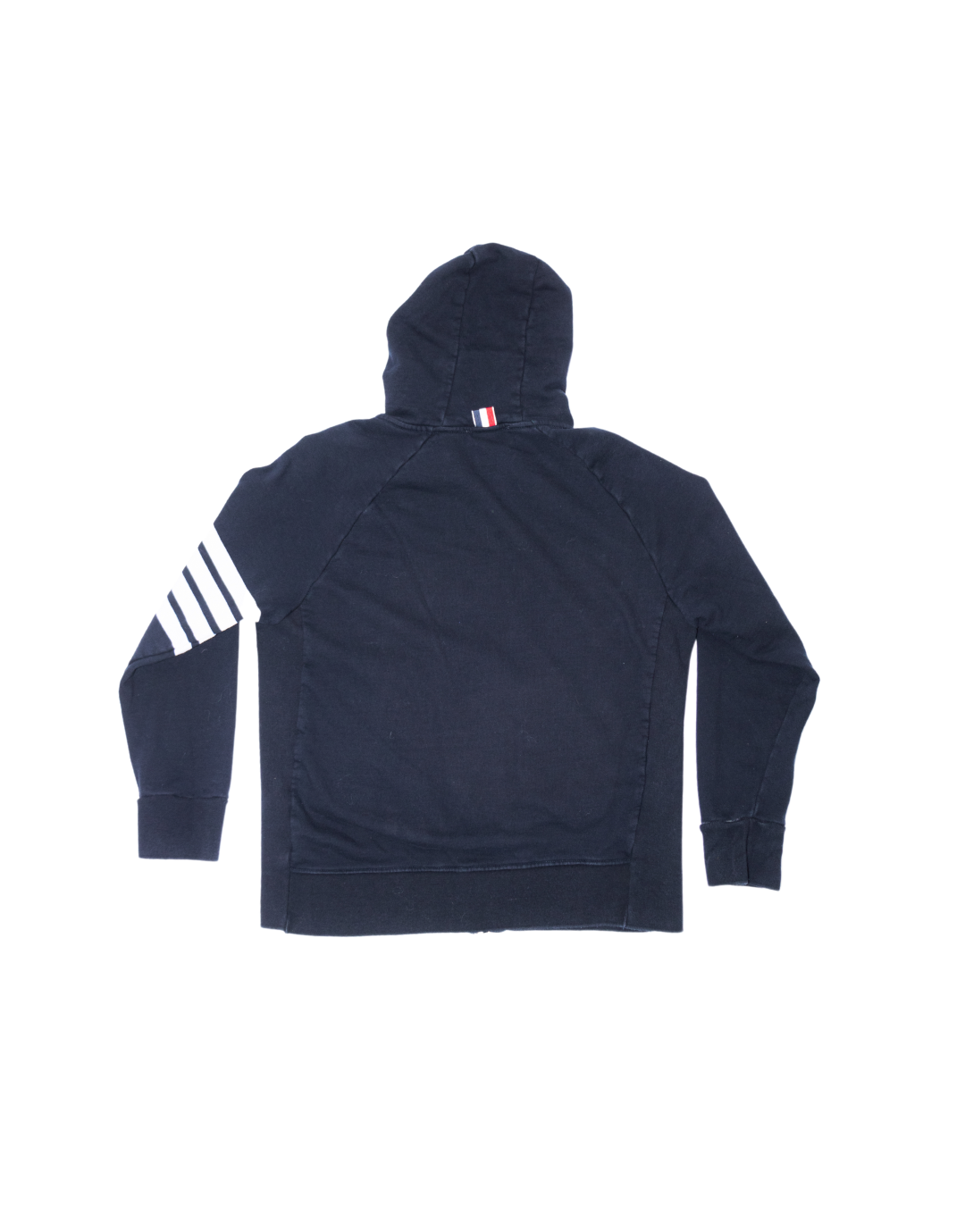 Thom Browne 4-Bar Cotton Zip-Up Hoodie