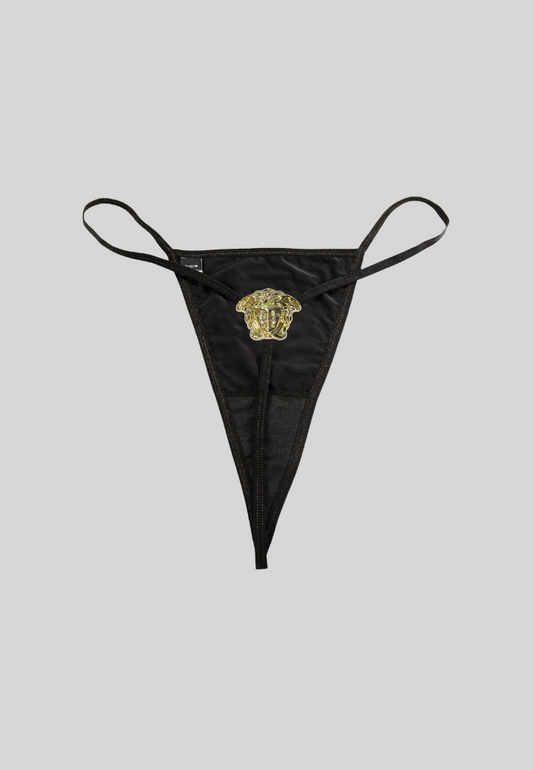 Versace Reworked Thong | Black