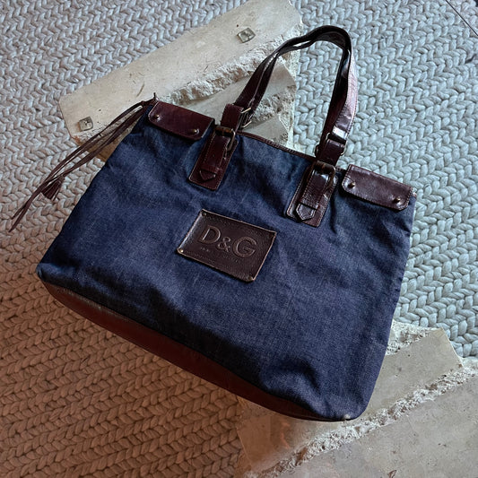 D&G Denim Tote Bag