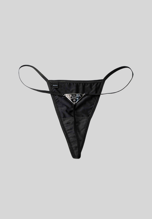 Prada Reworked Thong | Black