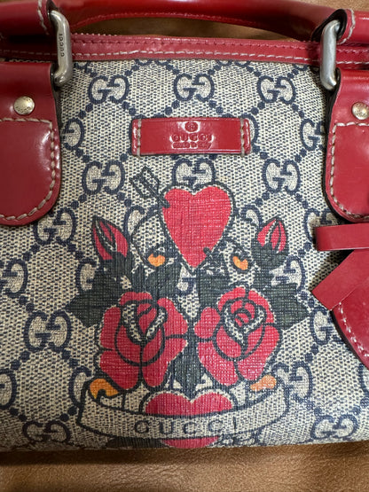 Gucci GG Plus Monogram Tattoo Heart Joy Boston