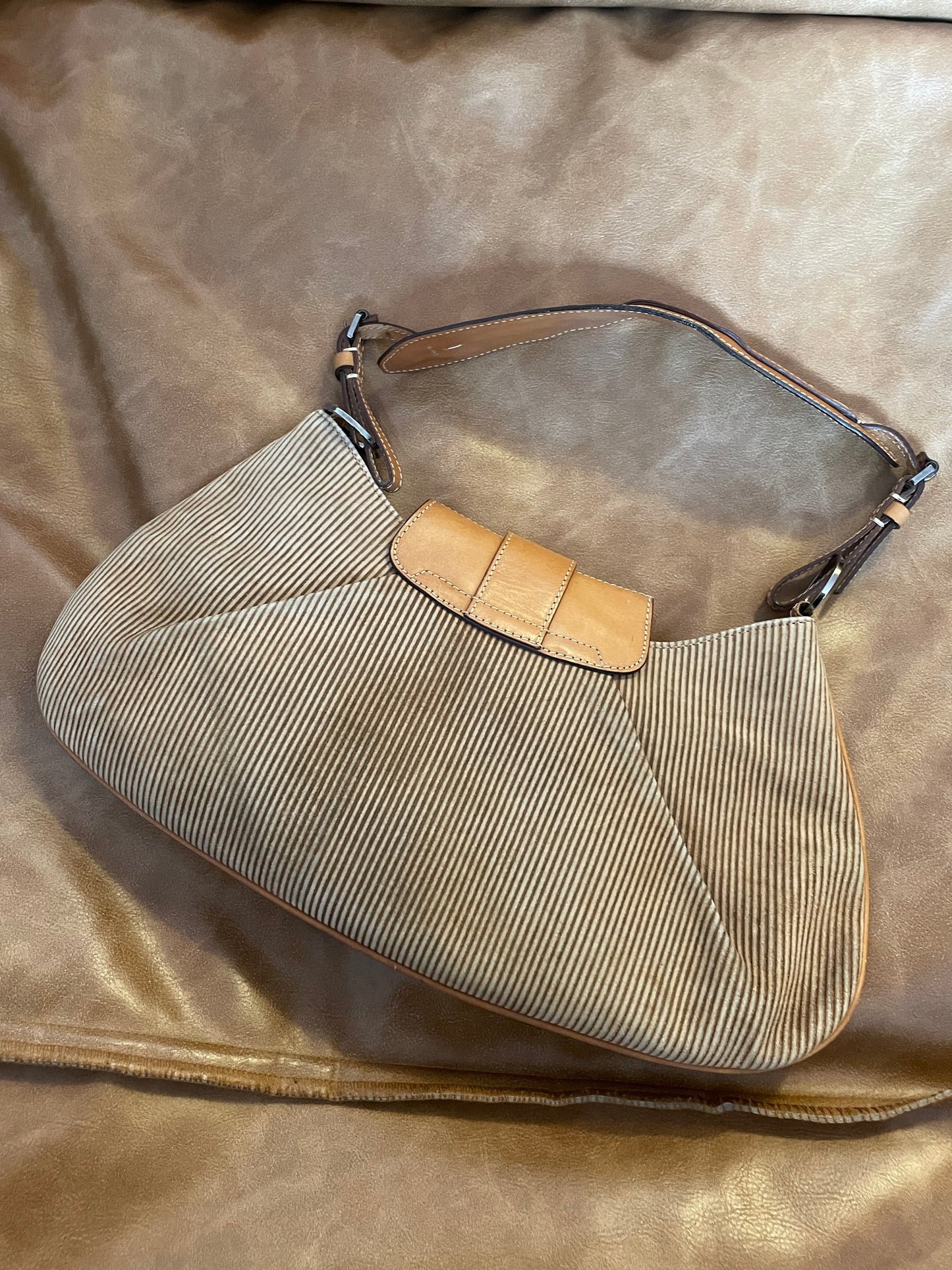 Christian Dior Suede Shoulder Bag