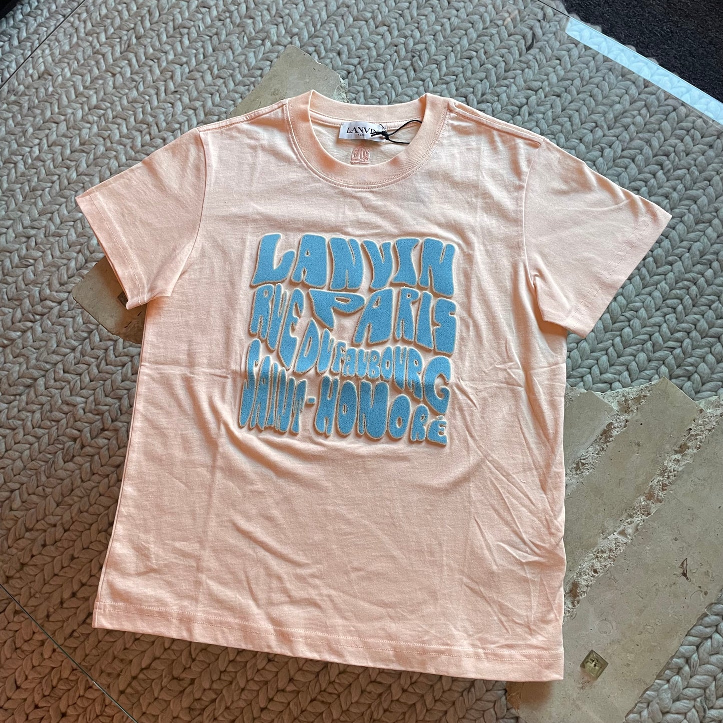 Lanvin Maglietta Rise Pale Tee Shirt