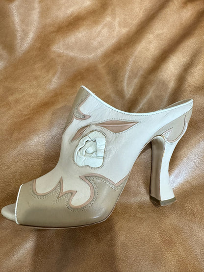 Miu Miu Leather Western Heel