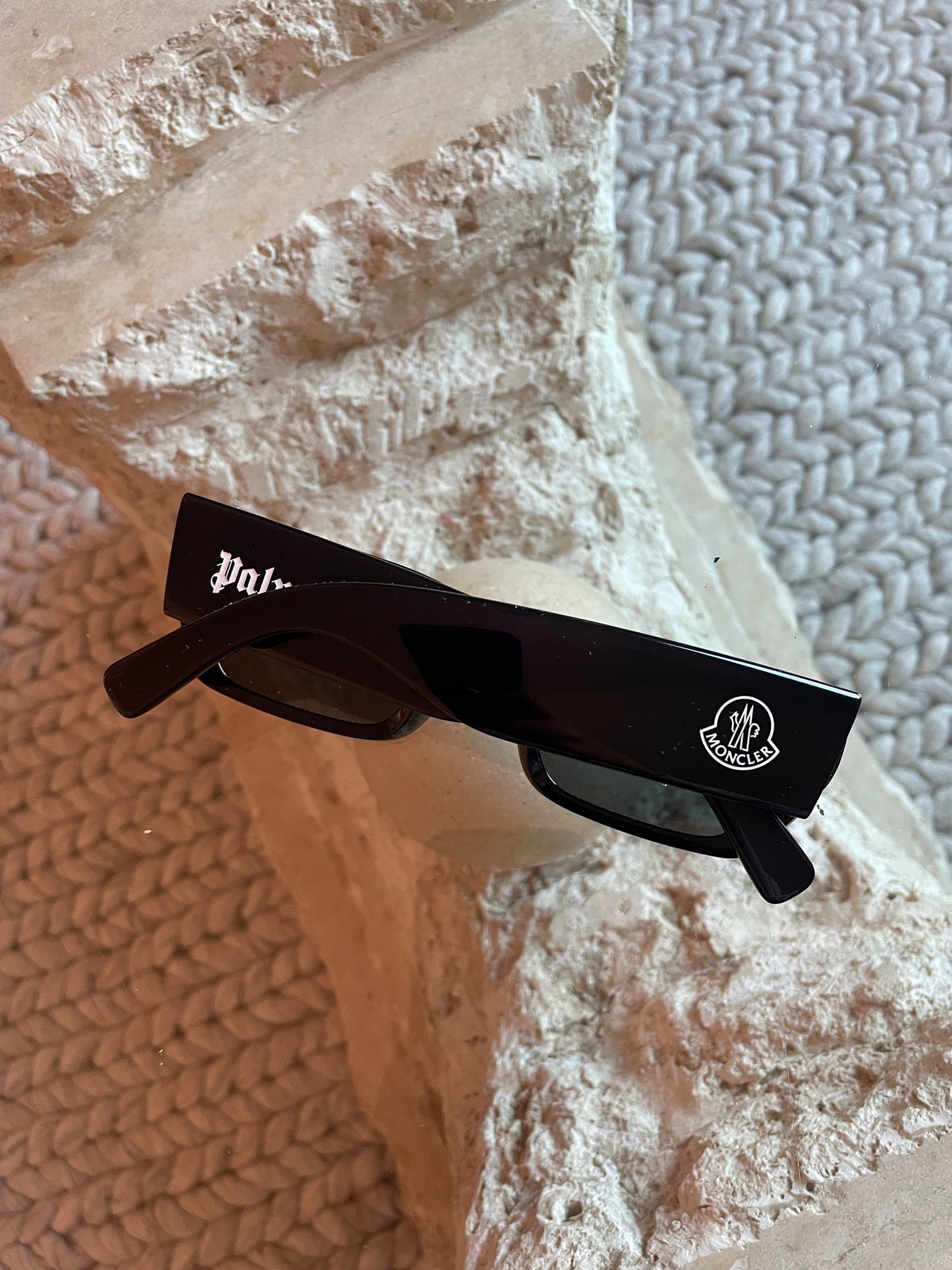 Moncler x Palm Angels Men's Crystal Encrusted Sunglasses