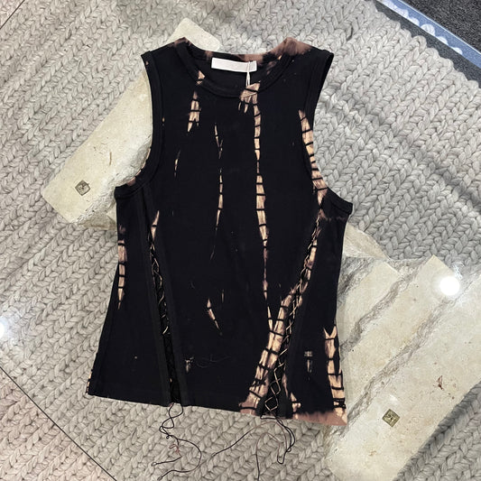 Dion Lee Picot Lace Muscle Tee