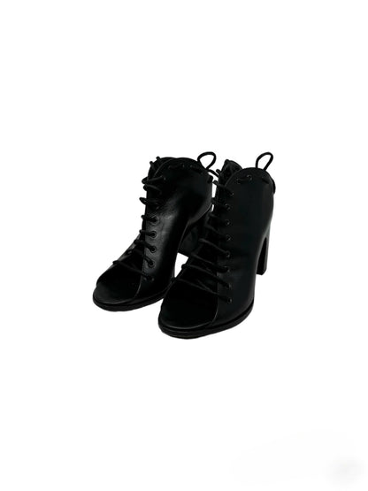 Ann Demeulemeester Leather Lace Up Booties