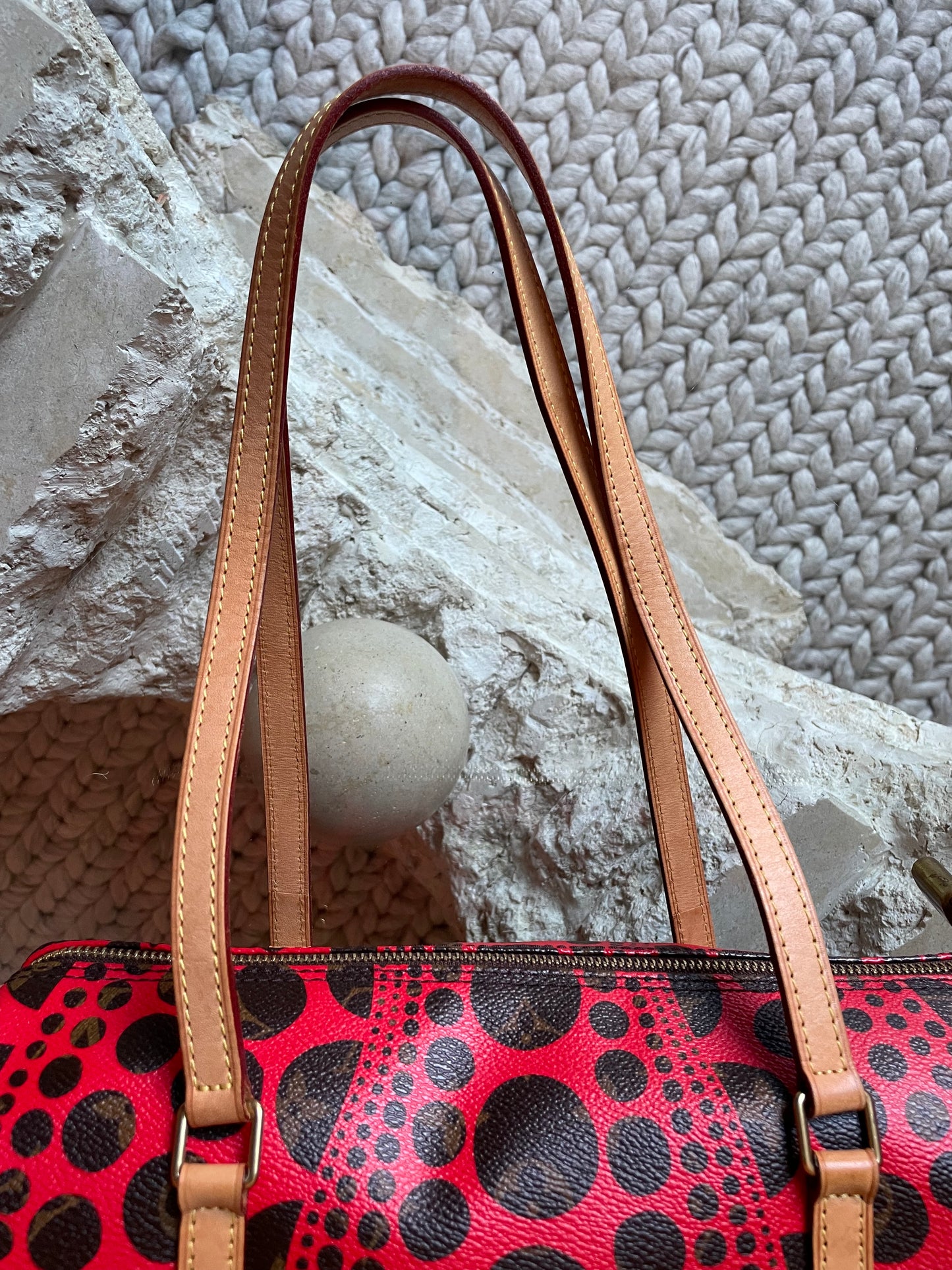 Louis Vuitton x Yayoi Kusama 2012 Papillon 30 GM Shoulder Bag