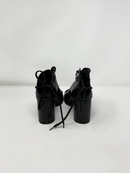 Ann Demeulemeester Leather Lace Up Booties