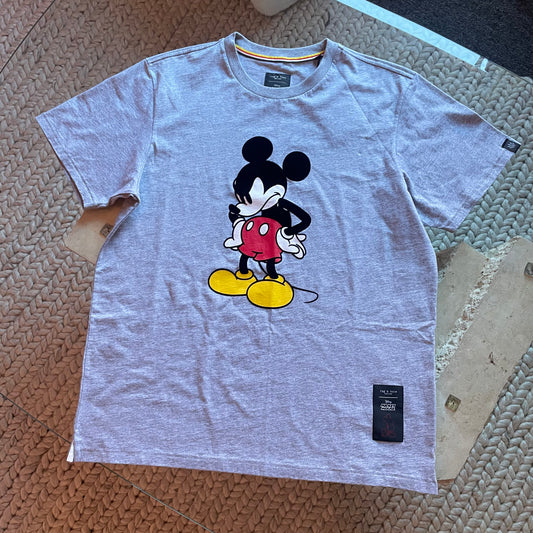 Rag & Bone Heather Grey Determined Mickey Tee