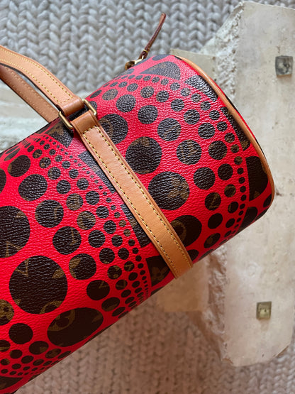 Louis Vuitton x Yayoi Kusama 2012 Papillon 30 GM Shoulder Bag