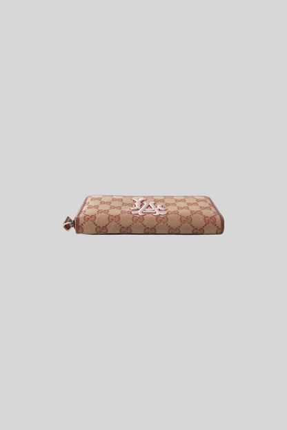 Gucci Monogram LA Dodges Zip Around Wallet