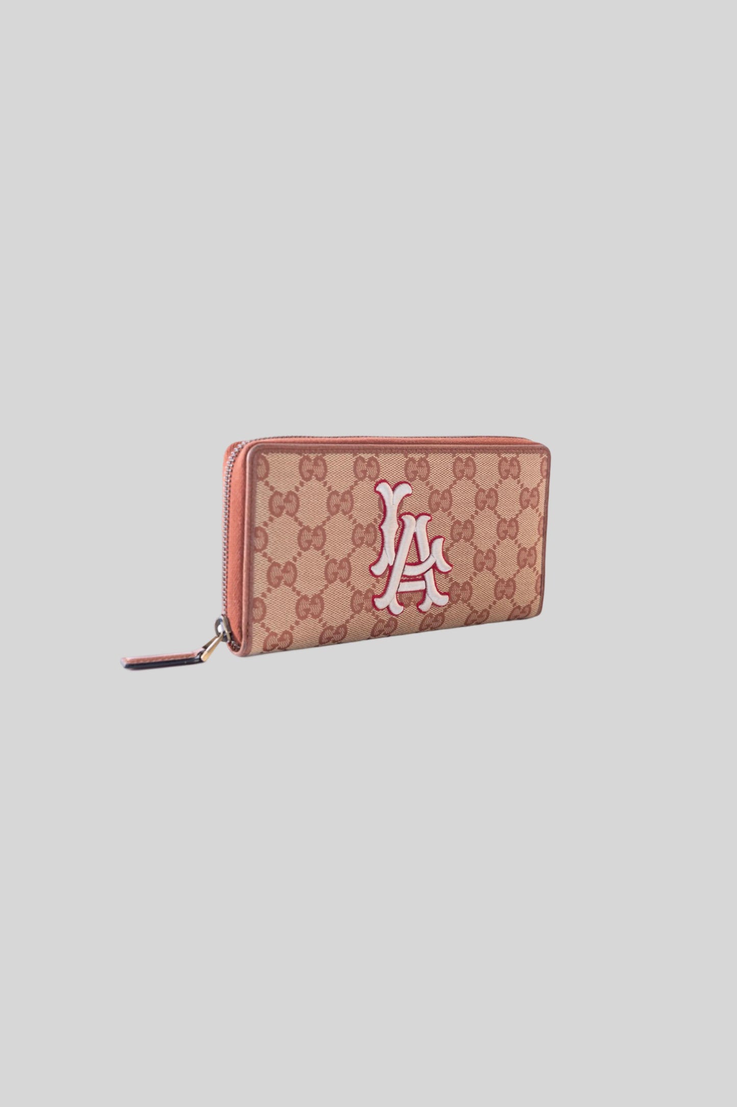 Gucci Monogram LA Dodges Zip Around Wallet