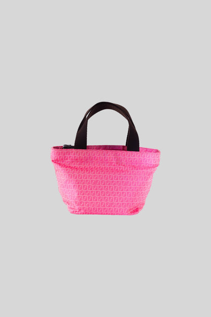 Fendi Pink FF Nylon Baby Tote