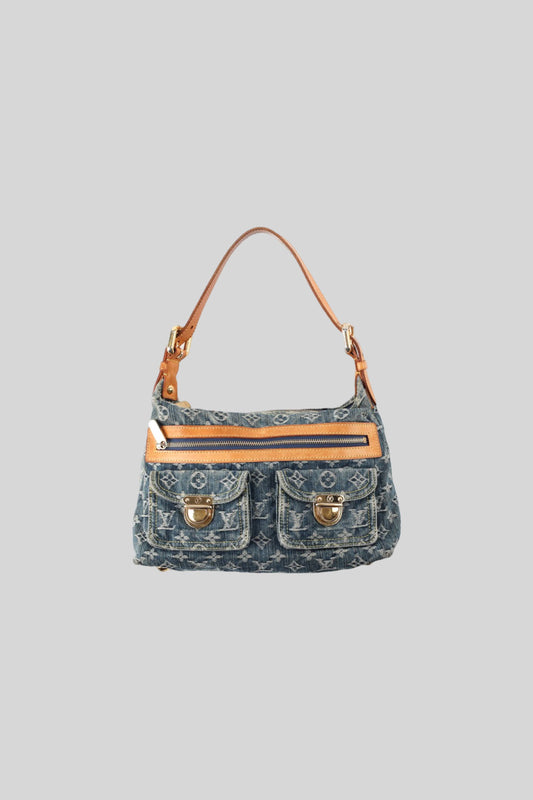 Louis Vuitton FW 2007 Denim PM Shoulder Bag