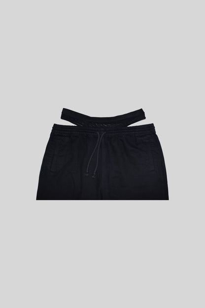 Alexander Wang Denim Track Pant Black