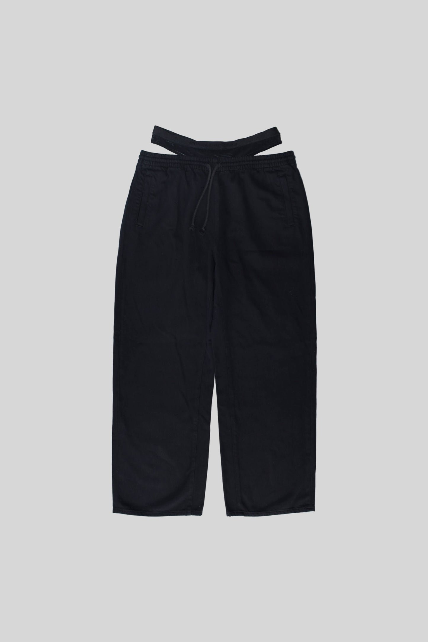 Alexander Wang Denim Track Pant Black