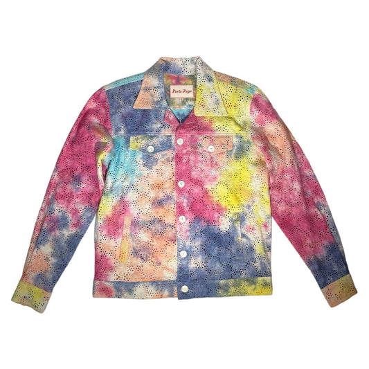 Petre d'ego "PSYCHEDELIC SCHIFFLI" Trucker Jacket