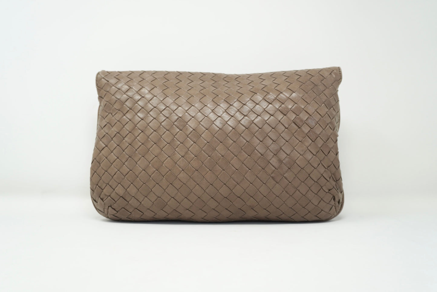 Bottega Veneta Intrecciato Weave Flap Clutch