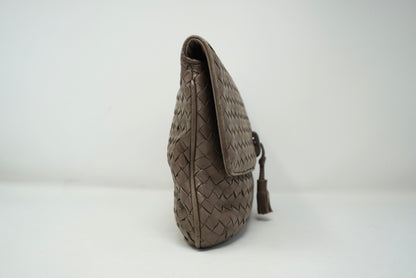 Bottega Veneta Intrecciato Weave Flap Clutch