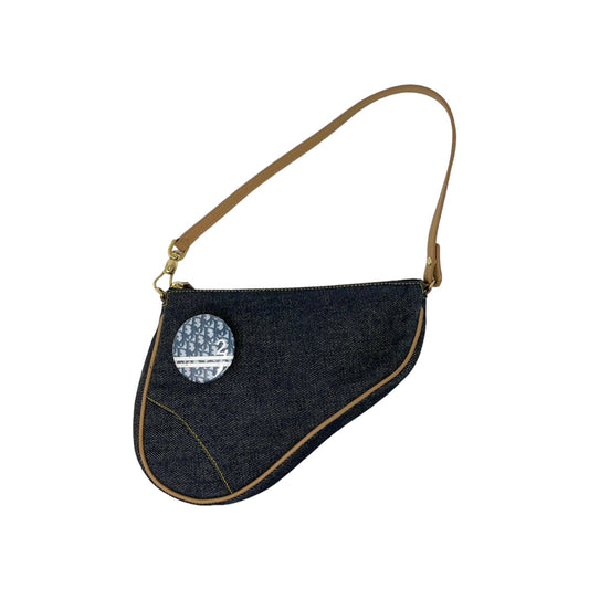 Dior Denim Saddle Bag