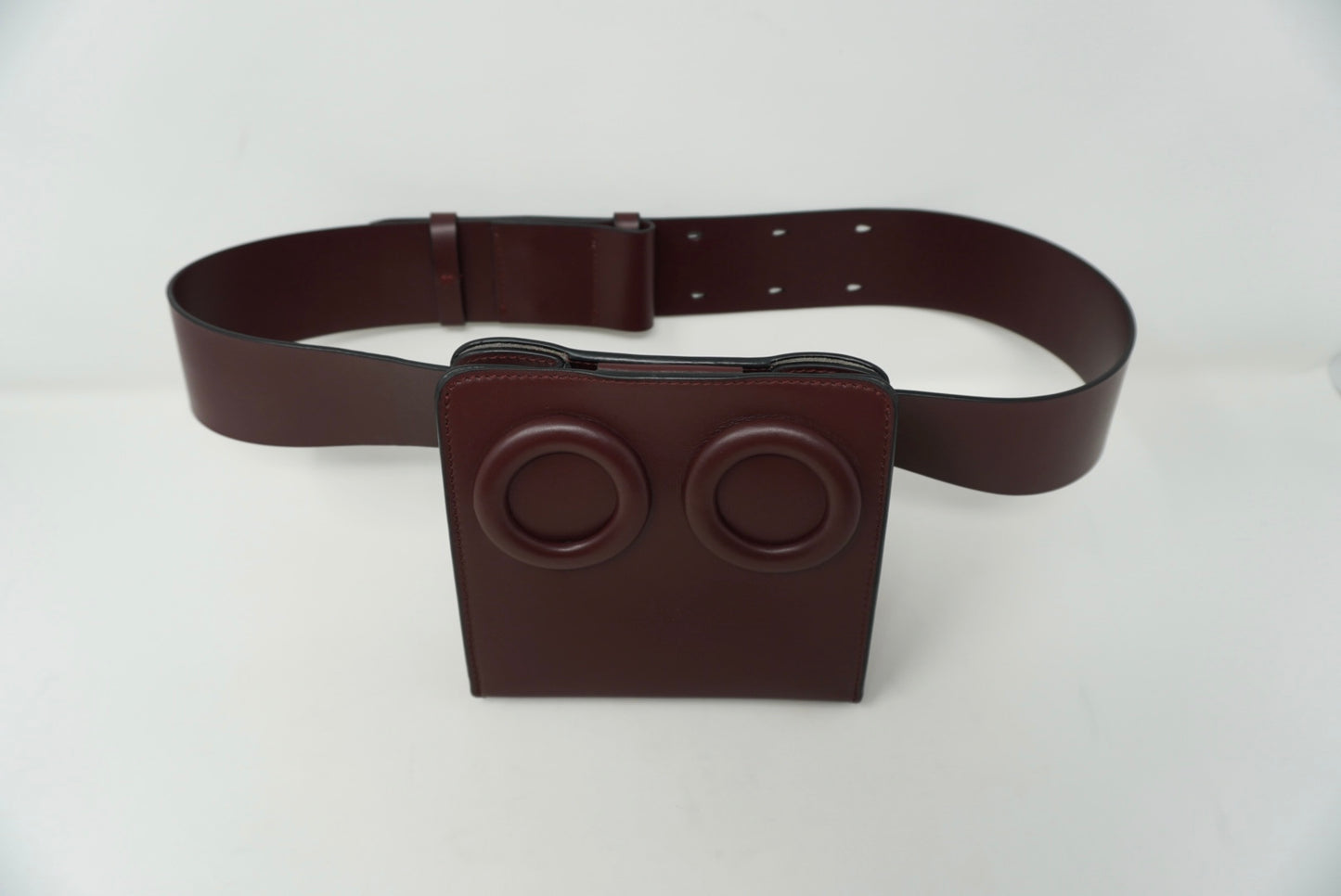 Boyy Burgundy Leather Deon Waist Bag