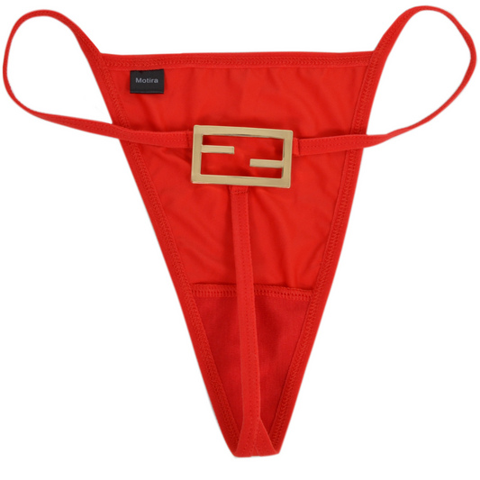 Fendi Reworked Thong | Red