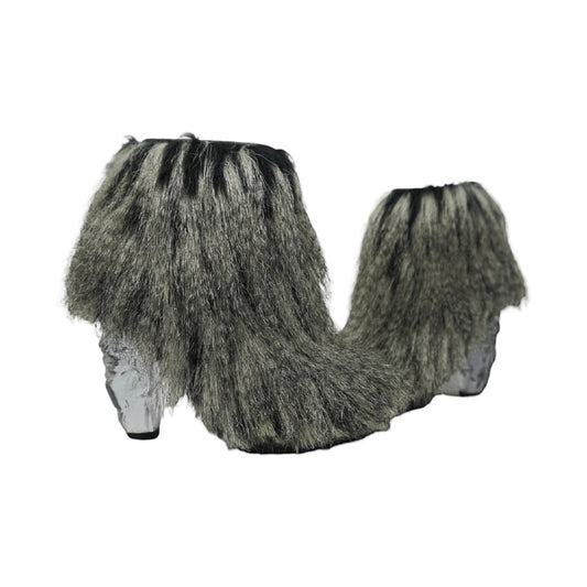 Chanel Faux Fur Arctic Icicle Booties