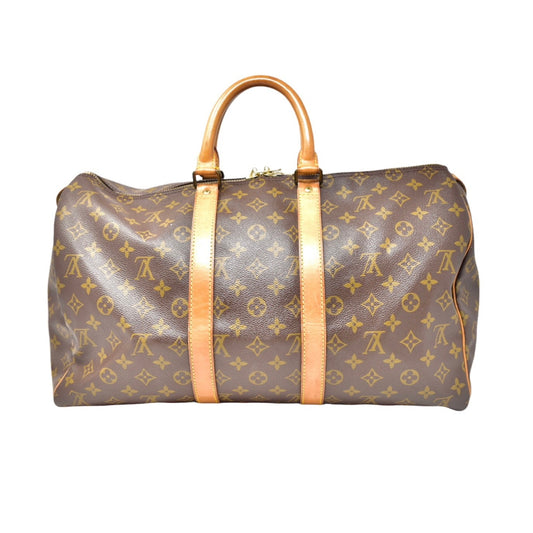 Louis Vuitton Keepal 45 Boston Duffle Bag