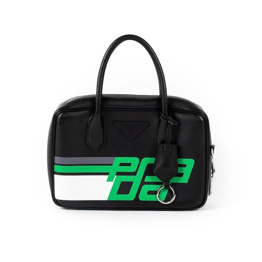 Prada Bauletto Printed City Calf Bag