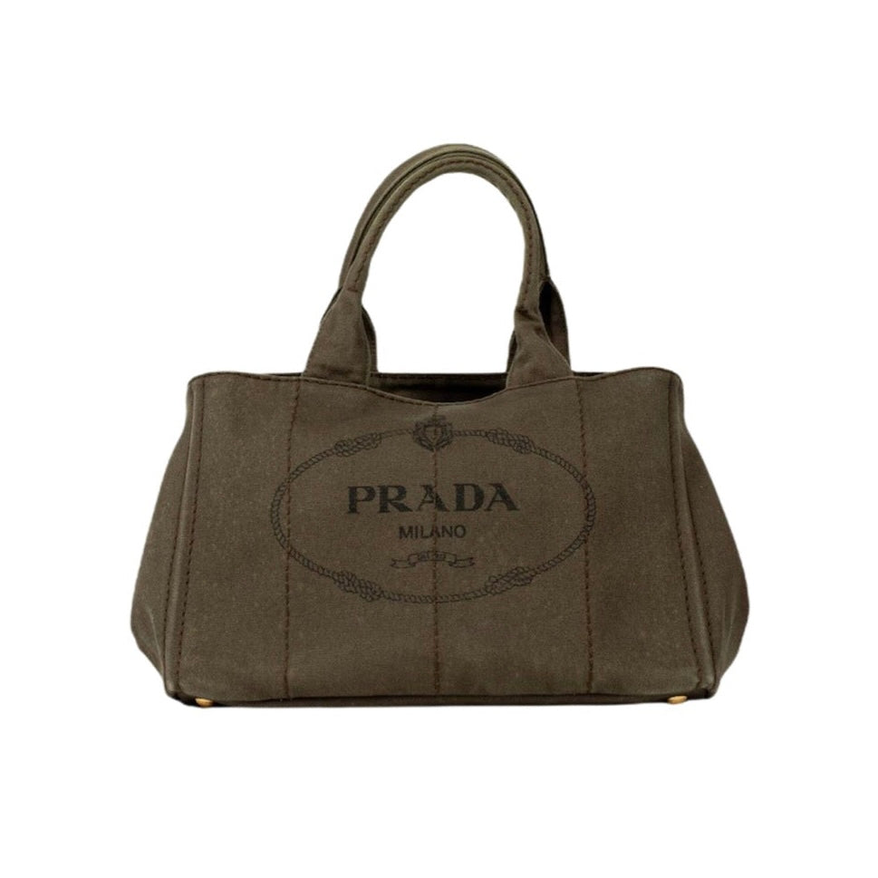 Prada Canvas Canapa Tote – My Next Fit