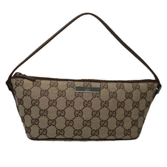 Gucci GG Brown Canvas Pouch