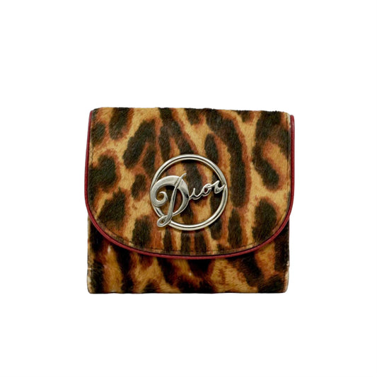 Dior Leopard Print Wallet