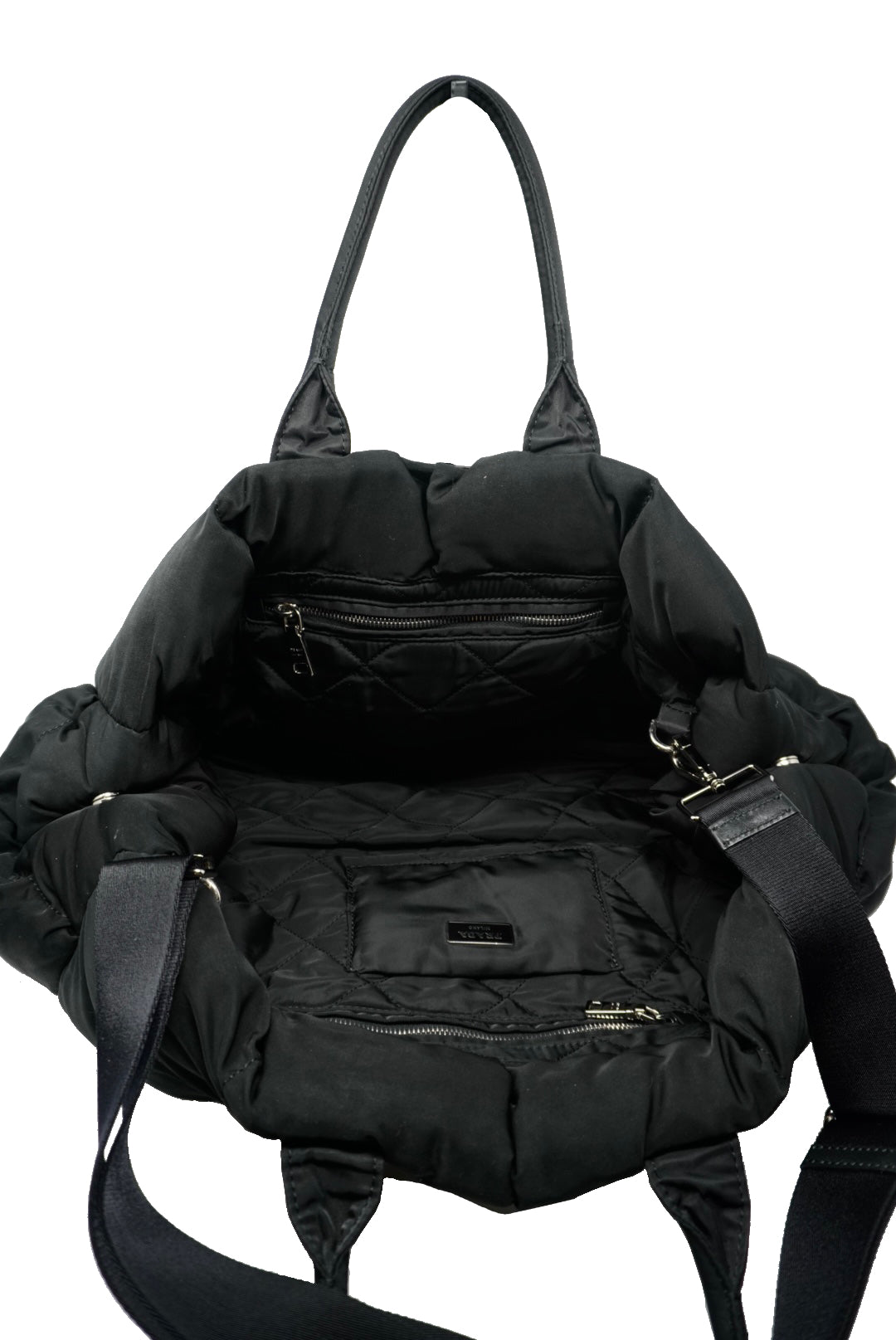 Prada Tessuto Bomber Nylon Handbag